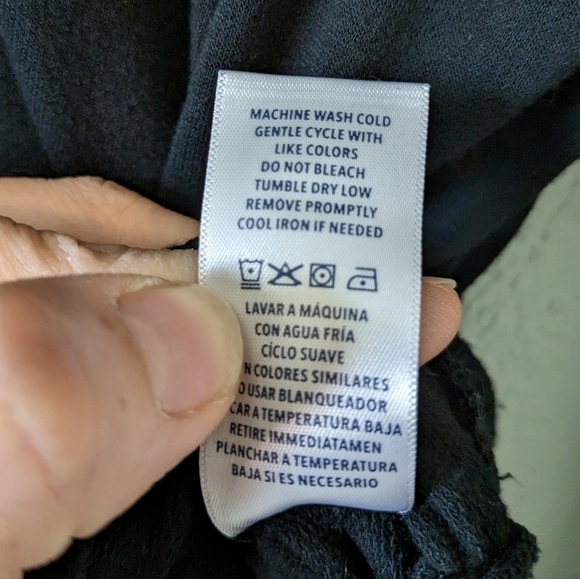 Splendid Black Viscose Lightweight Pullover Size XL - Picture 8 of 8